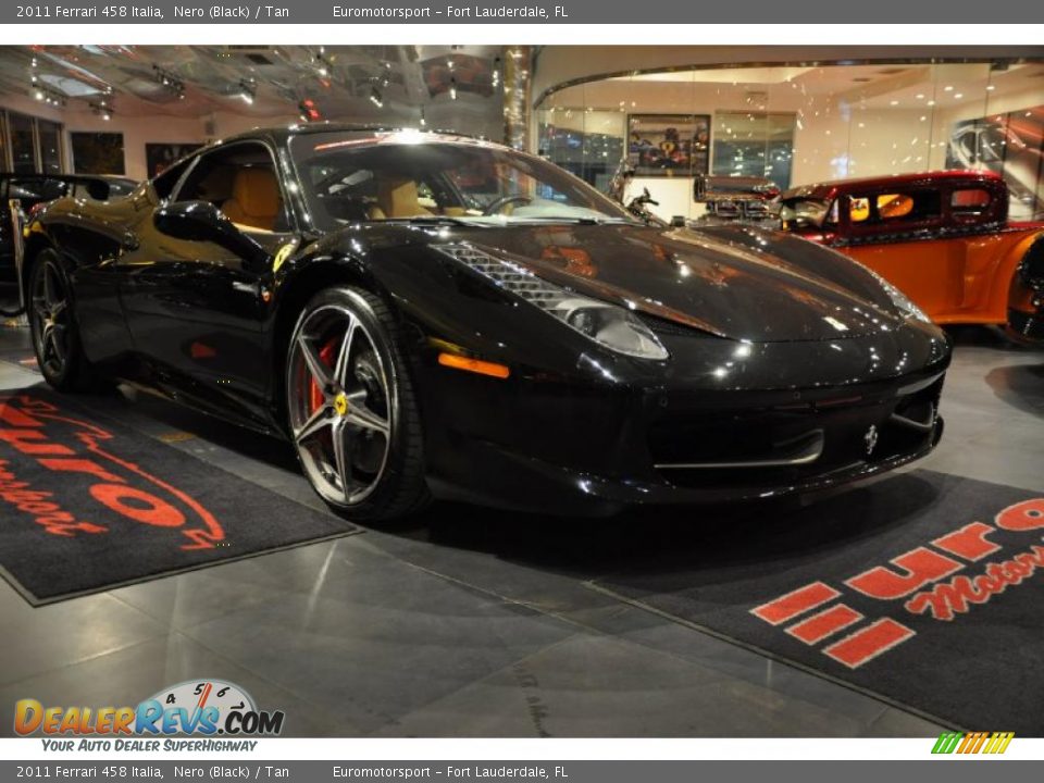 2011 Ferrari 458 Italia Nero (Black) / Tan Photo #4