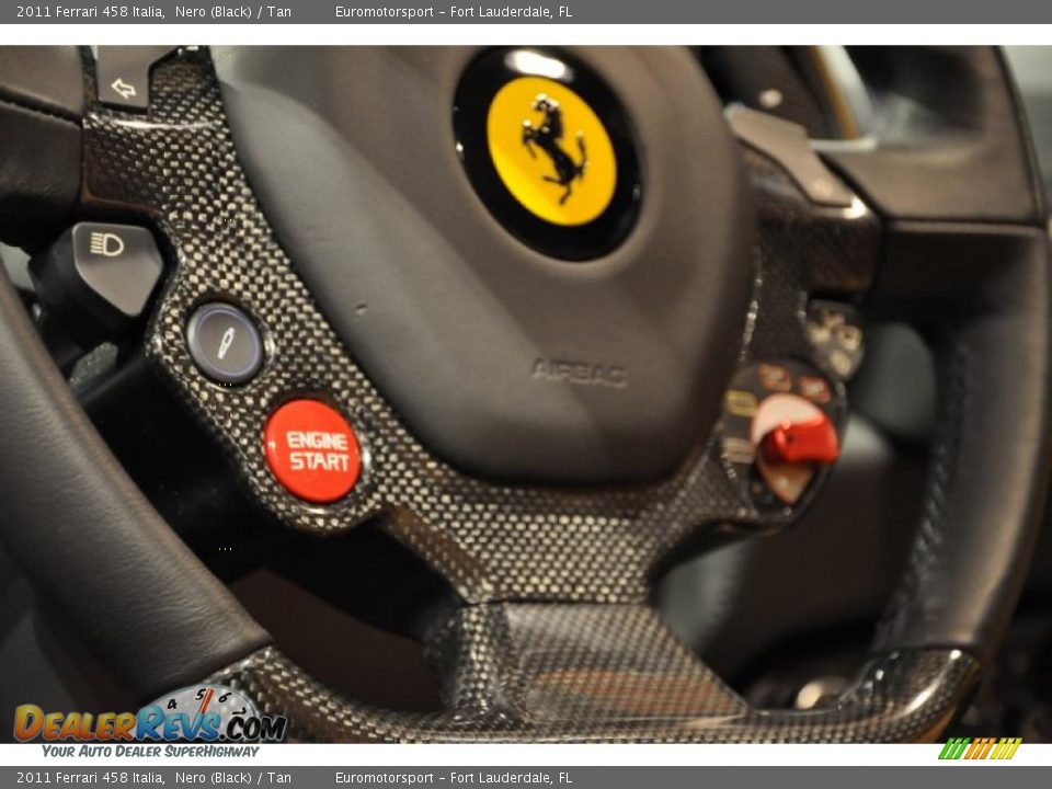 2011 Ferrari 458 Italia Steering Wheel Photo #7