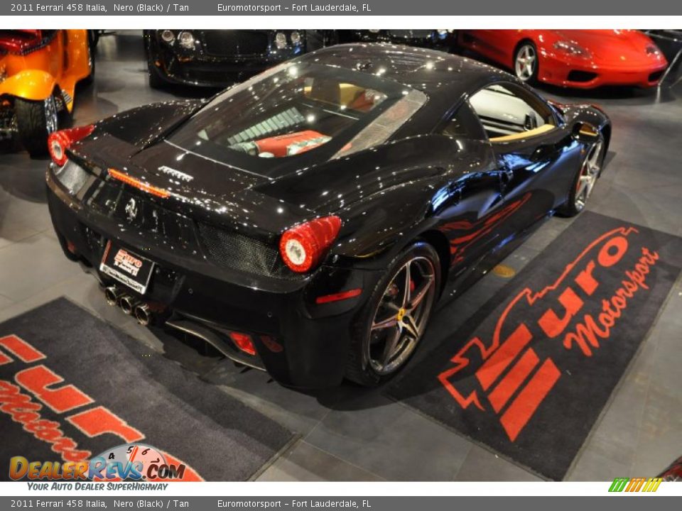 2011 Ferrari 458 Italia Nero (Black) / Tan Photo #12