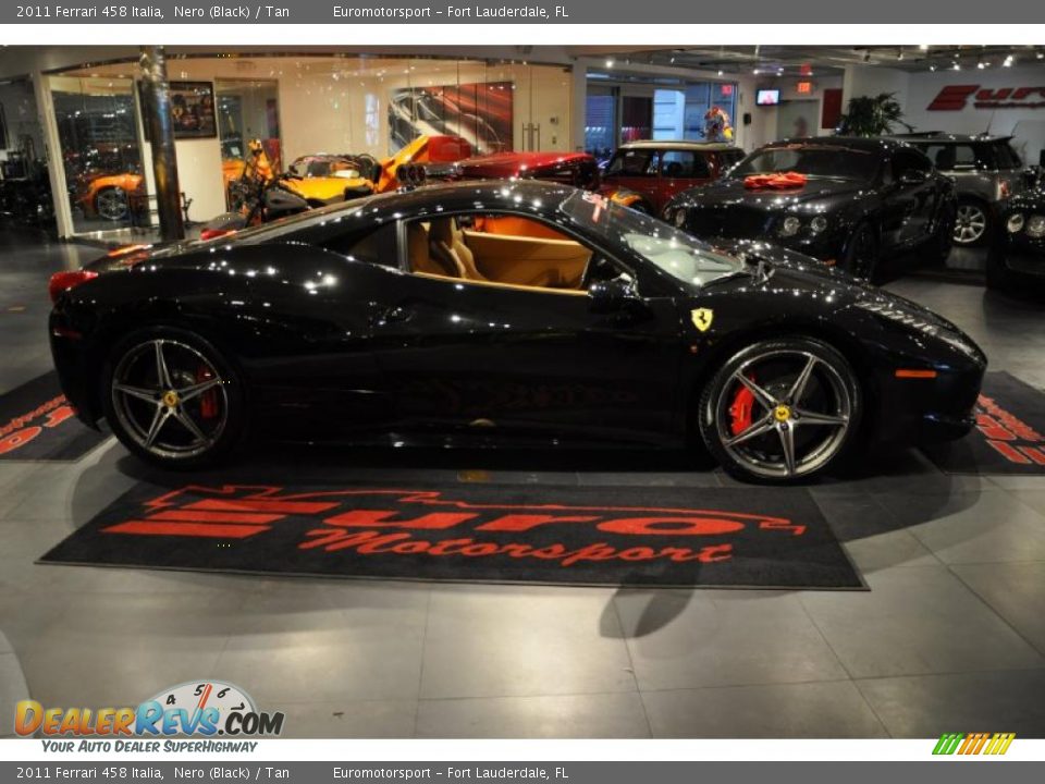 2011 Ferrari 458 Italia Nero (Black) / Tan Photo #13