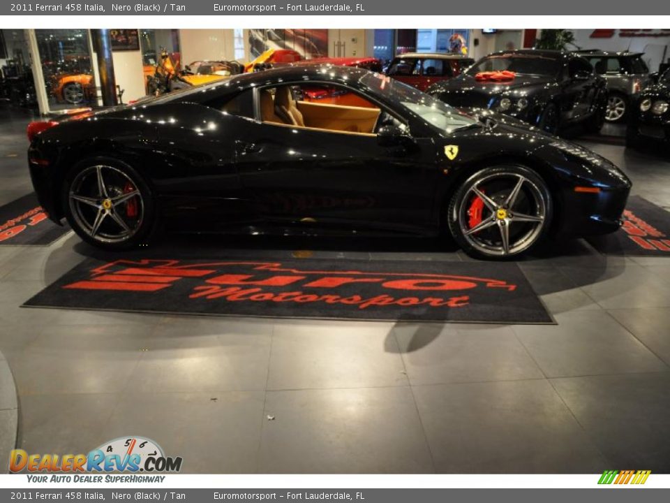 2011 Ferrari 458 Italia Nero (Black) / Tan Photo #14