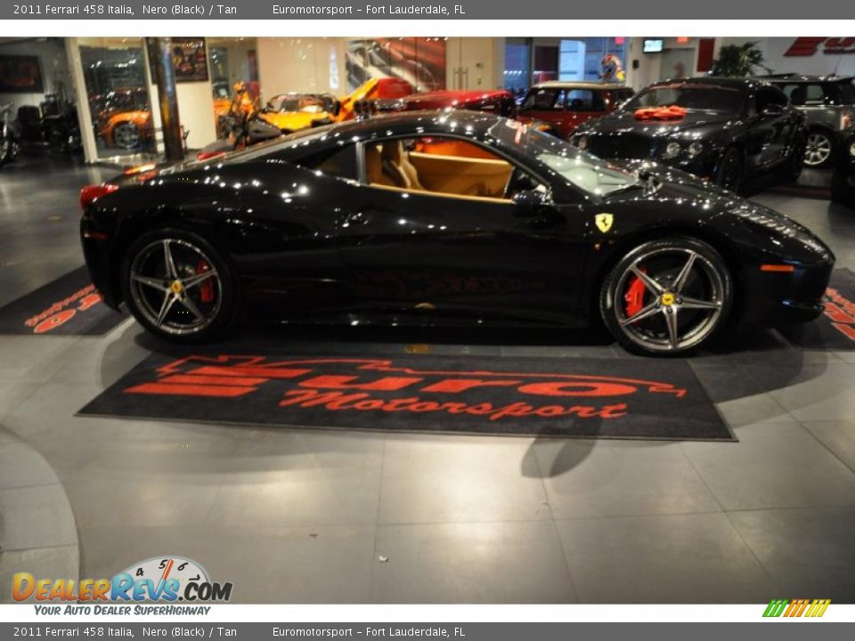 2011 Ferrari 458 Italia Nero (Black) / Tan Photo #15