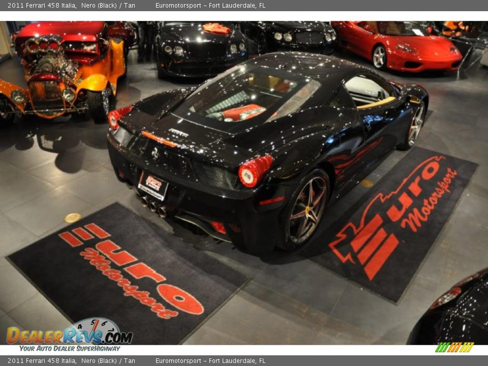 2011 Ferrari 458 Italia Nero (Black) / Tan Photo #16