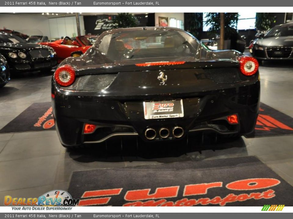 2011 Ferrari 458 Italia Nero (Black) / Tan Photo #17