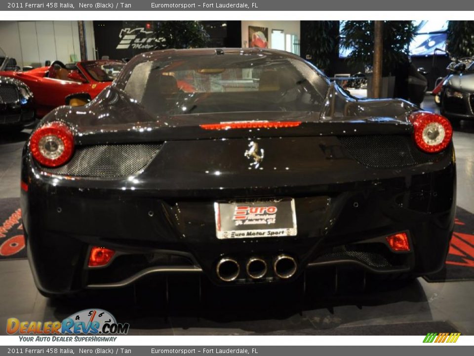 2011 Ferrari 458 Italia Nero (Black) / Tan Photo #18