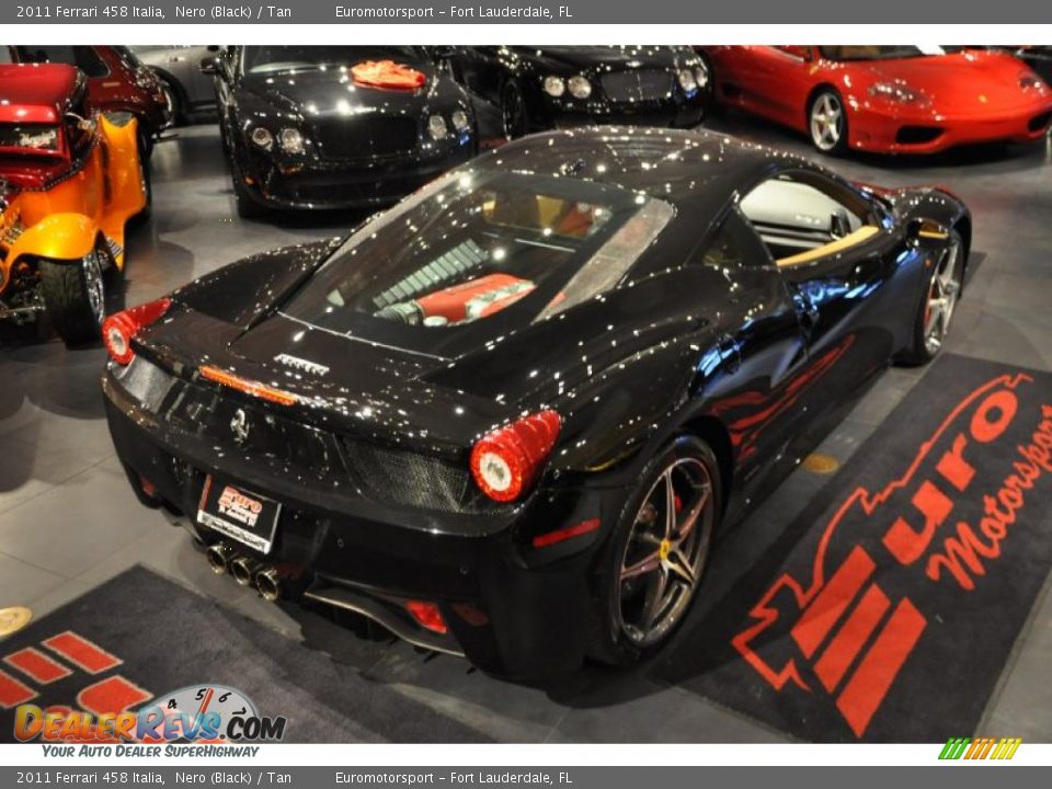 2011 Ferrari 458 Italia Nero (Black) / Tan Photo #22