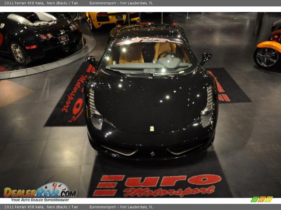 2011 Ferrari 458 Italia Nero (Black) / Tan Photo #23