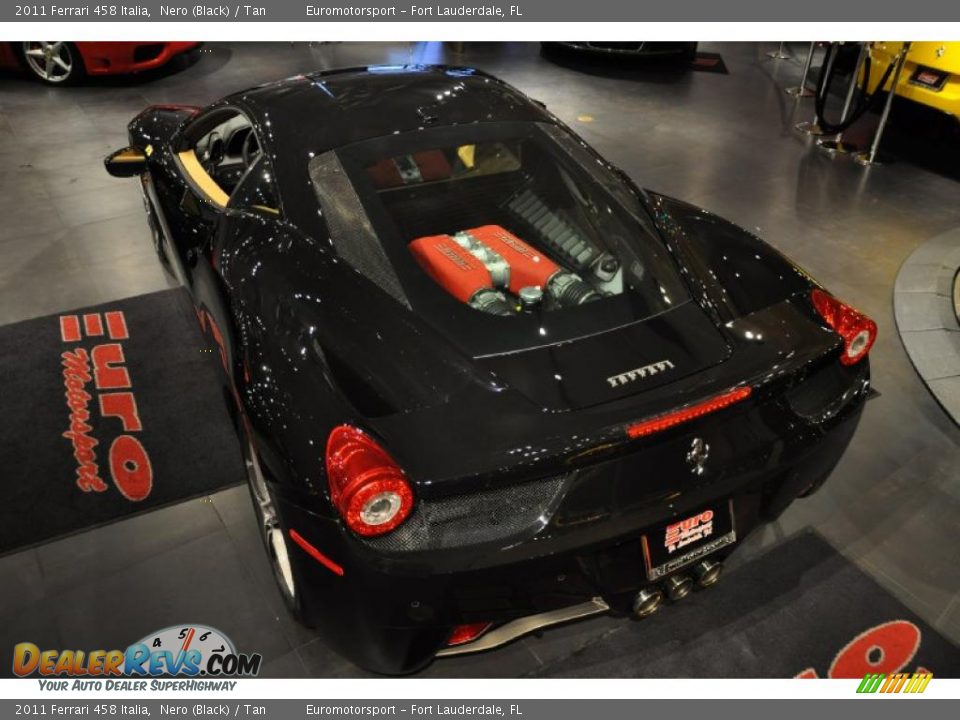 2011 Ferrari 458 Italia Nero (Black) / Tan Photo #25