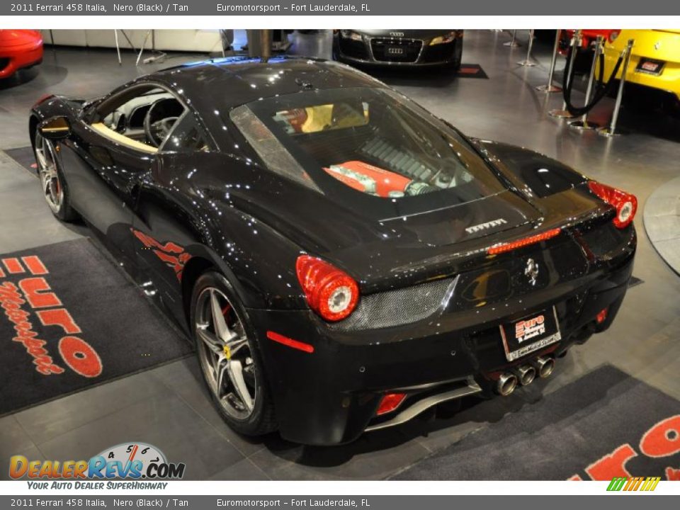 2011 Ferrari 458 Italia Nero (Black) / Tan Photo #28