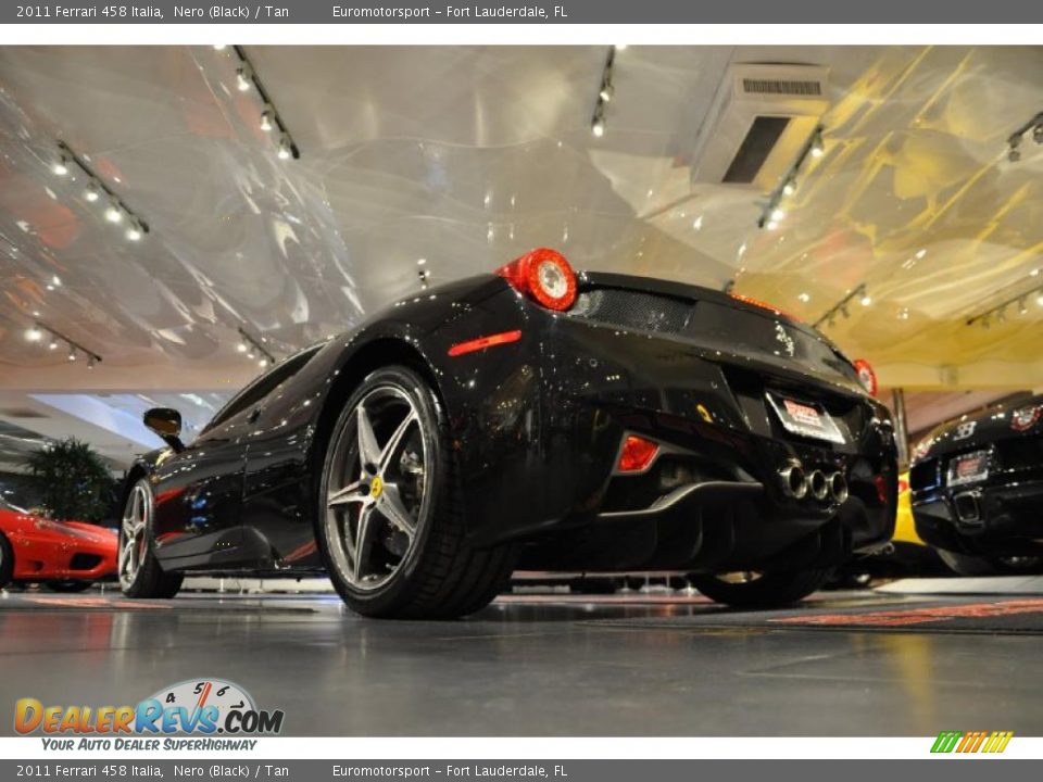 2011 Ferrari 458 Italia Nero (Black) / Tan Photo #31