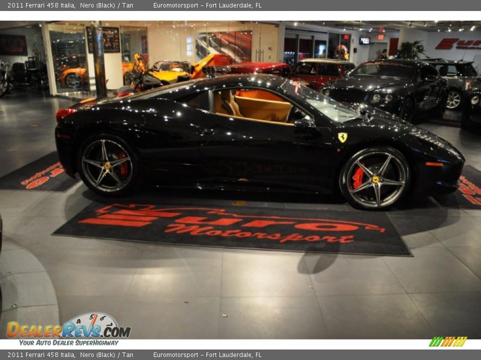 2011 Ferrari 458 Italia Nero (Black) / Tan Photo #42