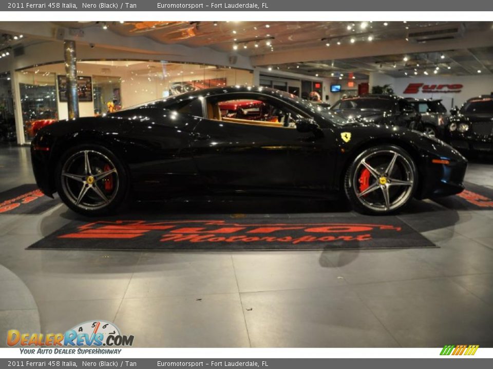 2011 Ferrari 458 Italia Nero (Black) / Tan Photo #44