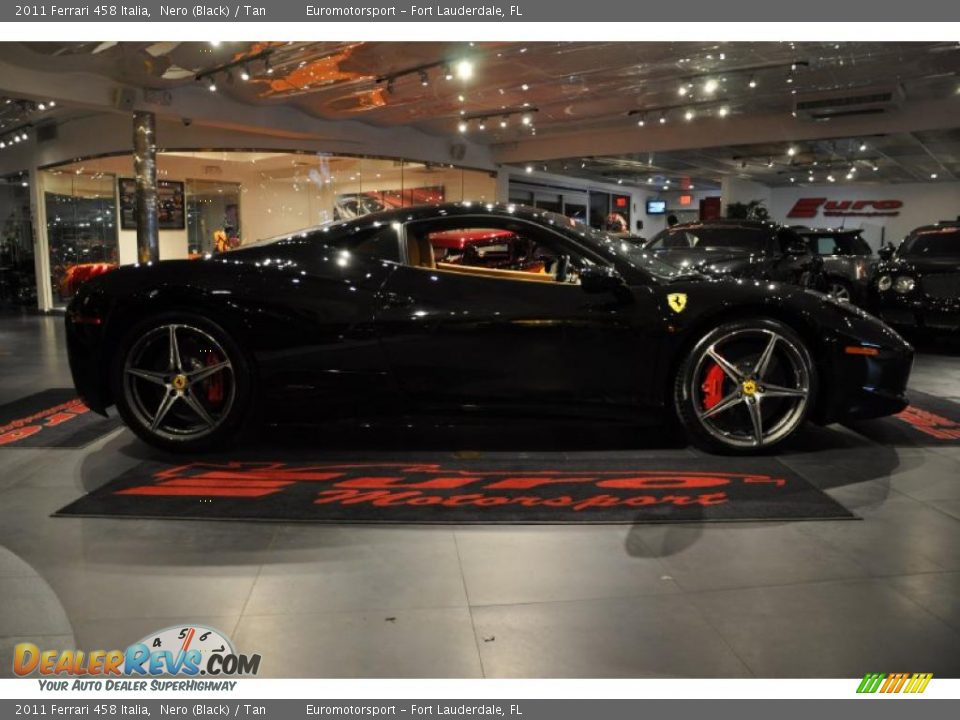 2011 Ferrari 458 Italia Nero (Black) / Tan Photo #45