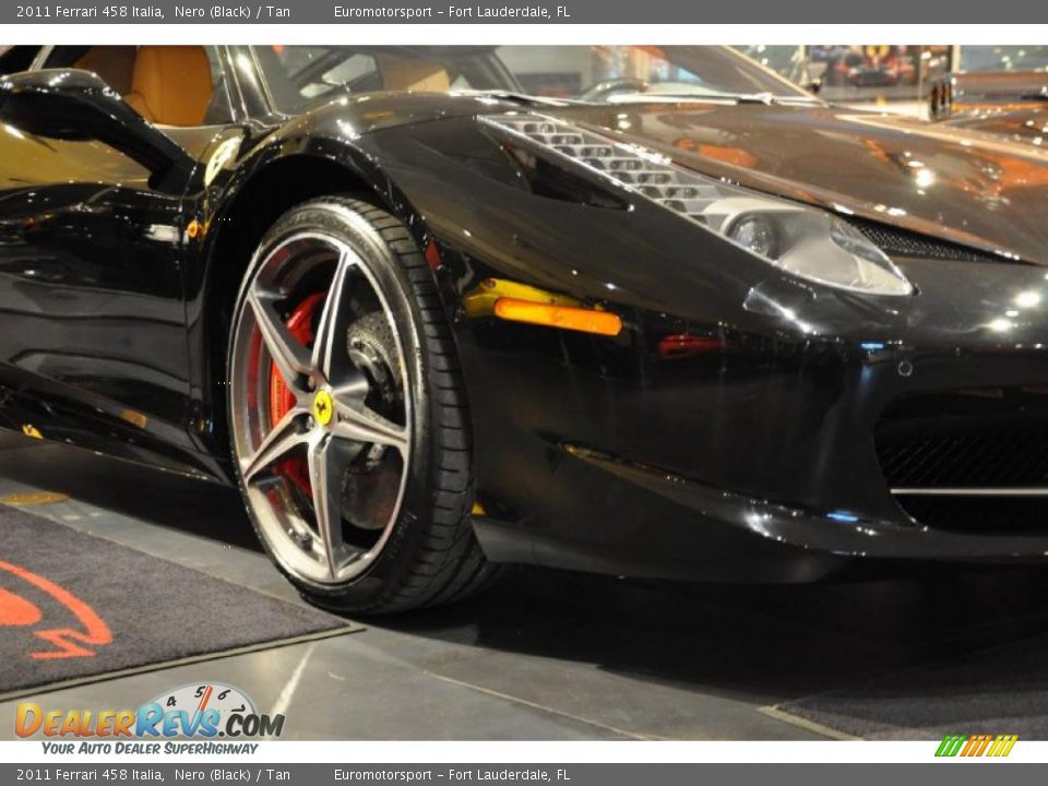 2011 Ferrari 458 Italia Nero (Black) / Tan Photo #53