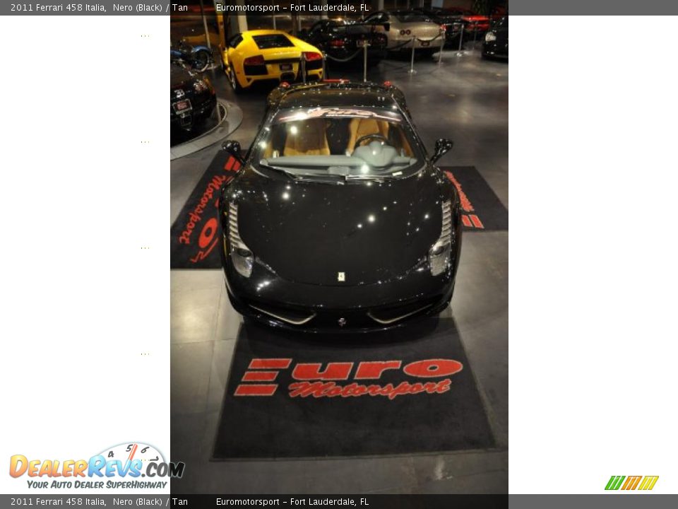 2011 Ferrari 458 Italia Nero (Black) / Tan Photo #54