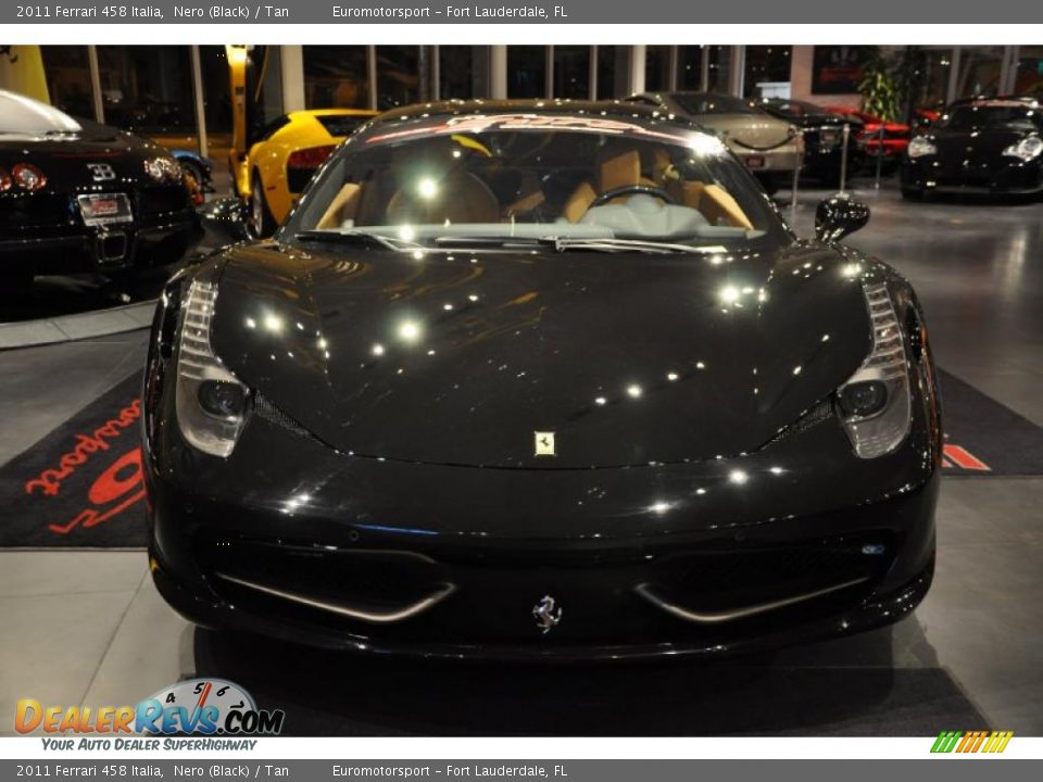 2011 Ferrari 458 Italia Nero (Black) / Tan Photo #56