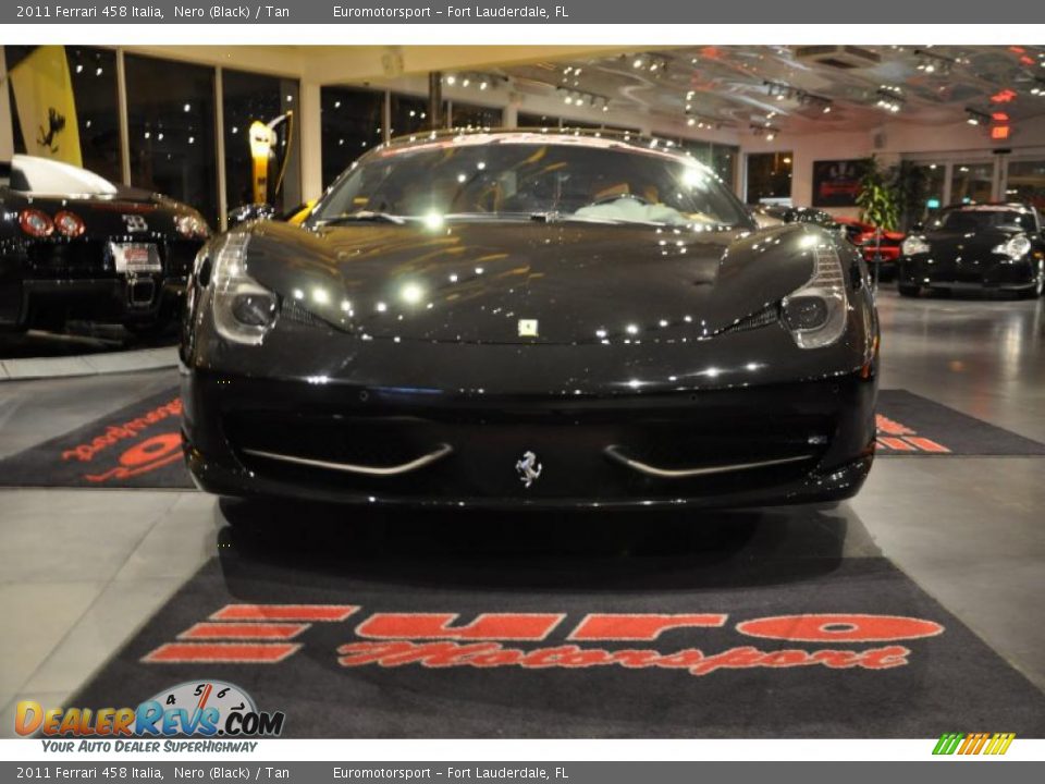 2011 Ferrari 458 Italia Nero (Black) / Tan Photo #60