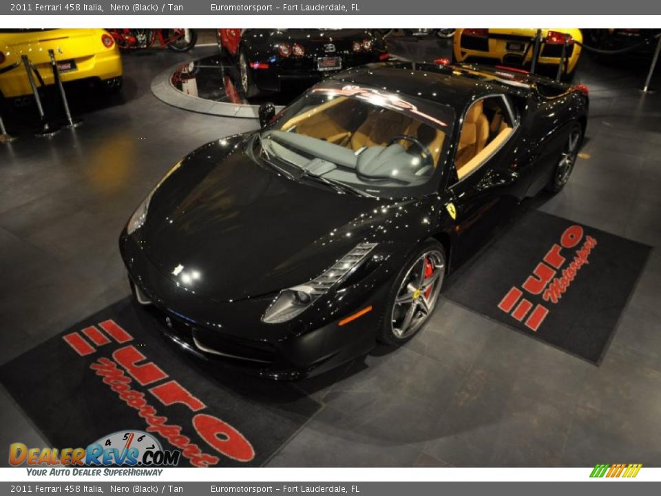 2011 Ferrari 458 Italia Nero (Black) / Tan Photo #67