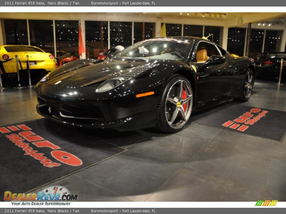 2011 Ferrari 458 Italia Nero (Black) / Tan Photo #69