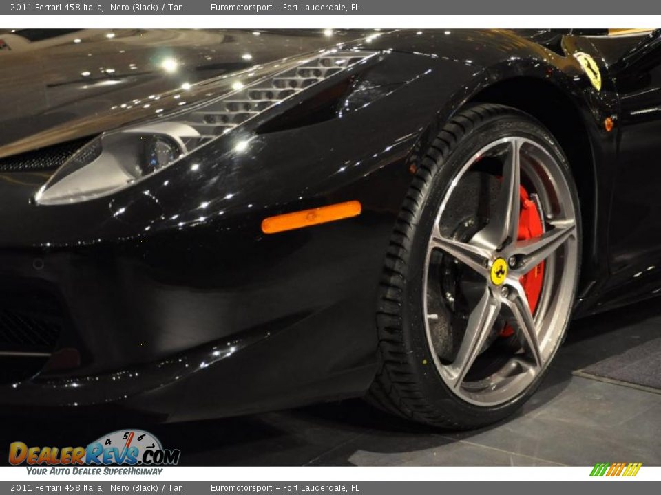 2011 Ferrari 458 Italia Nero (Black) / Tan Photo #70