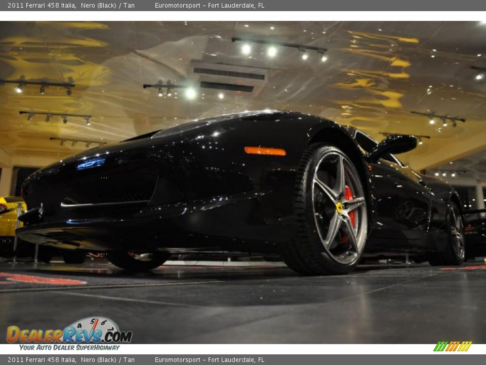 2011 Ferrari 458 Italia Nero (Black) / Tan Photo #72