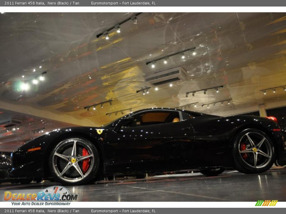 2011 Ferrari 458 Italia Nero (Black) / Tan Photo #80