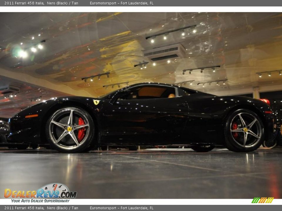 2011 Ferrari 458 Italia Nero (Black) / Tan Photo #81