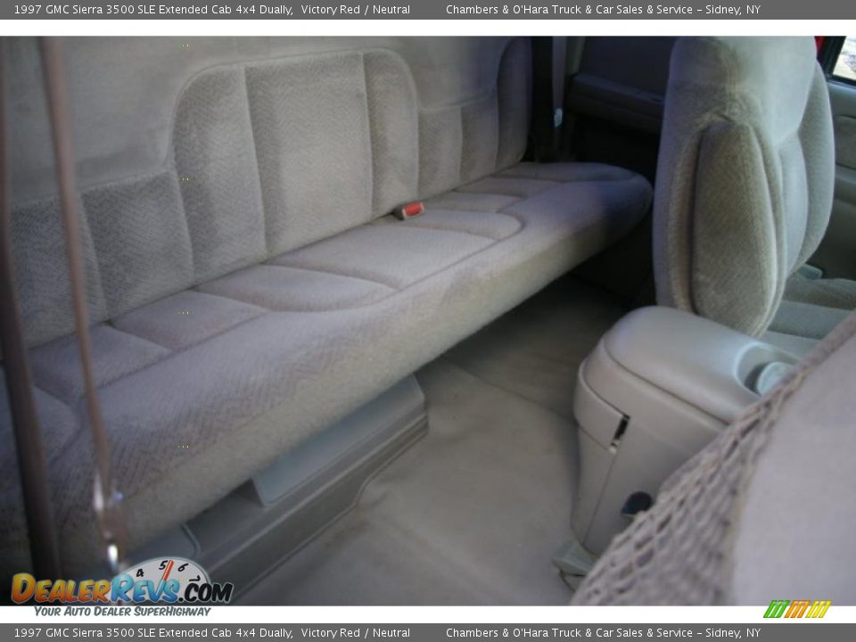 Neutral Interior - 1997 GMC Sierra 3500 SLE Extended Cab 4x4 Dually Photo #11