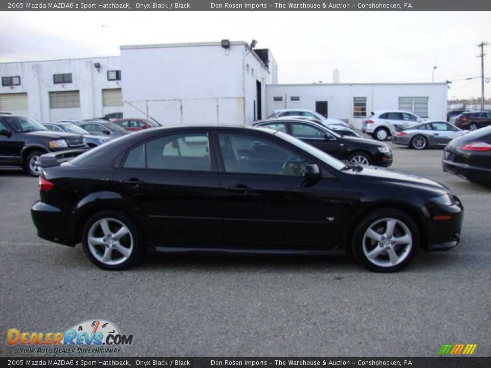 2005 Mazda MAZDA6 s Sport Hatchback Onyx Black / Black Photo #7