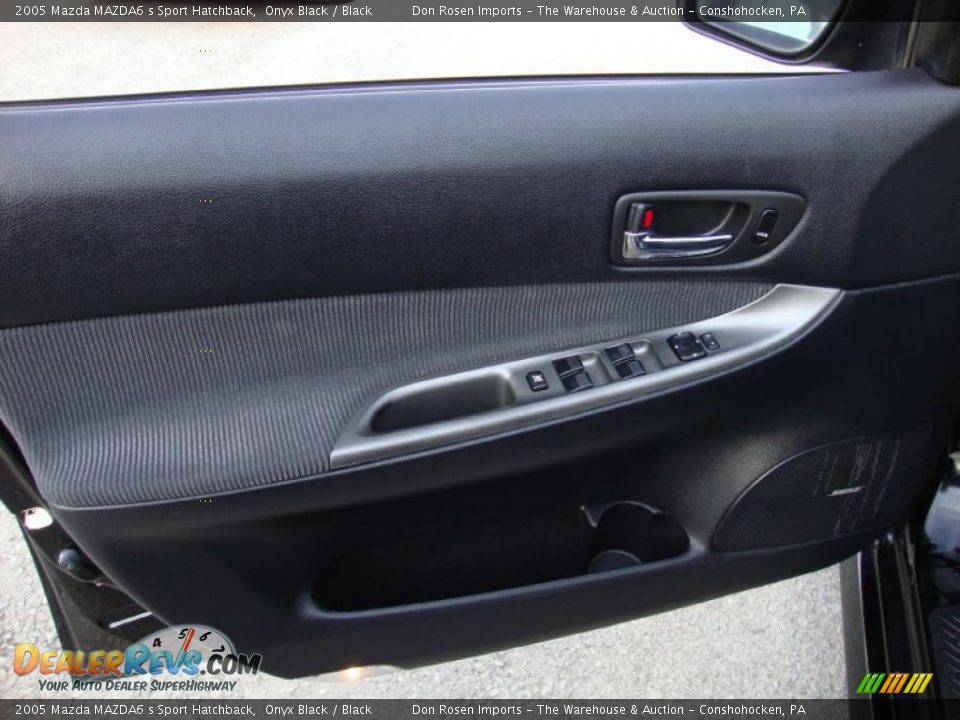 2005 Mazda MAZDA6 s Sport Hatchback Onyx Black / Black Photo #14