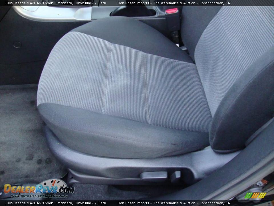 2005 Mazda MAZDA6 s Sport Hatchback Onyx Black / Black Photo #16