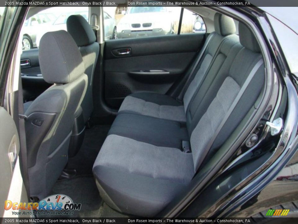 Black Interior - 2005 Mazda MAZDA6 s Sport Hatchback Photo #27
