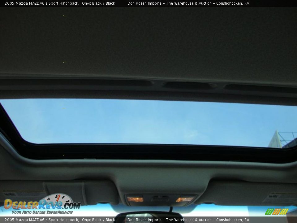 2005 Mazda MAZDA6 s Sport Hatchback Onyx Black / Black Photo #29