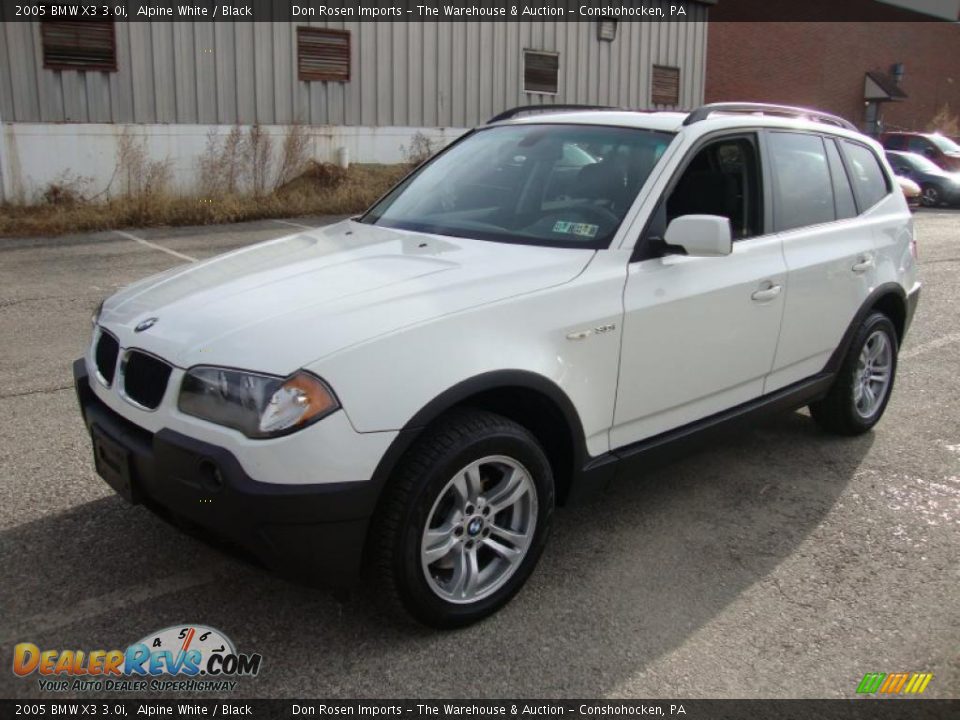 2005 BMW X3 3.0i Alpine White / Black Photo #2