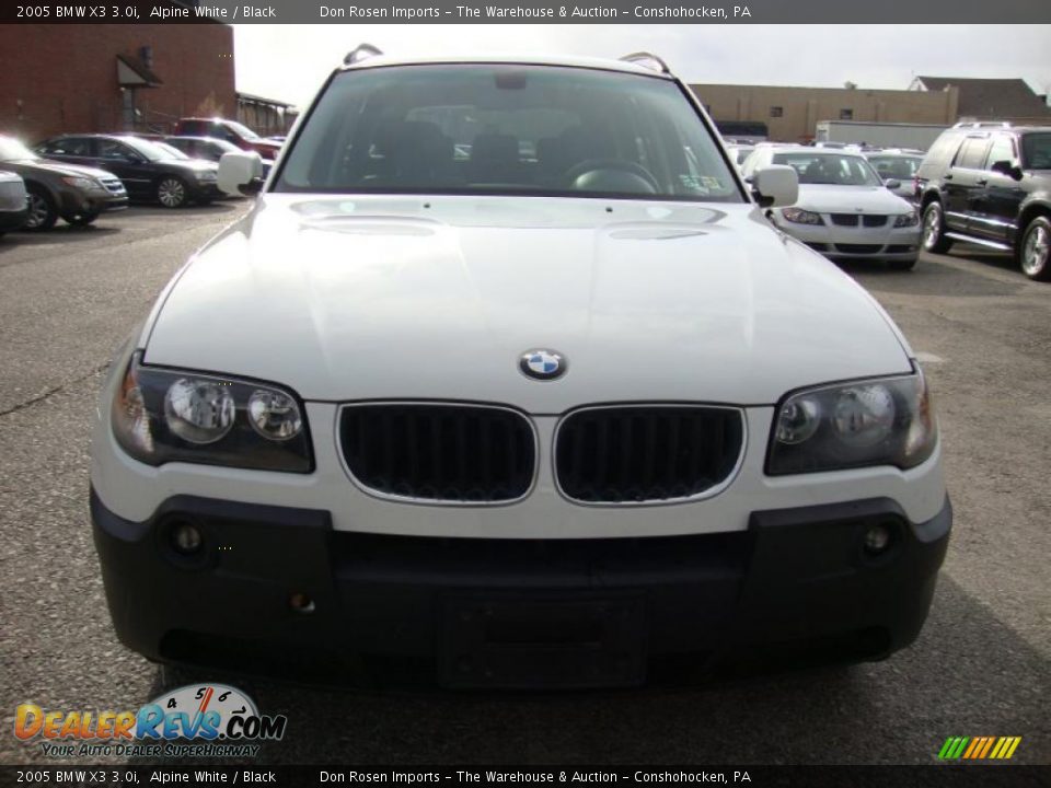 2005 BMW X3 3.0i Alpine White / Black Photo #3