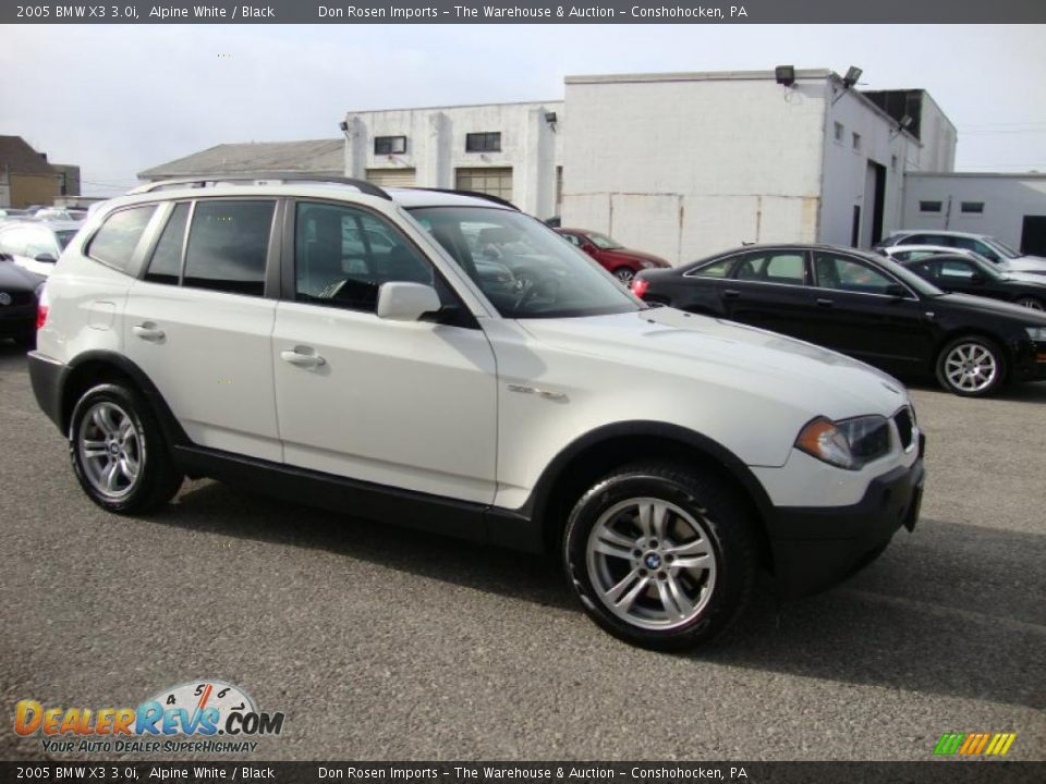 2005 BMW X3 3.0i Alpine White / Black Photo #6