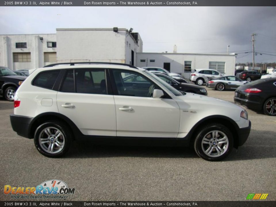 2005 BMW X3 3.0i Alpine White / Black Photo #7