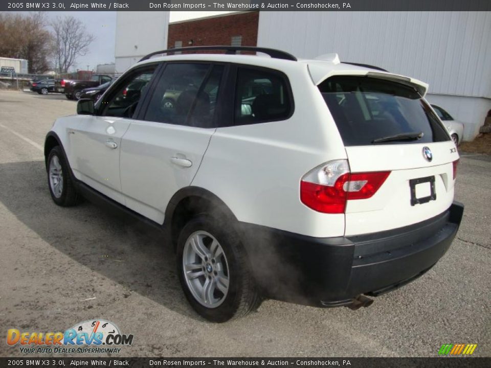 2005 BMW X3 3.0i Alpine White / Black Photo #10