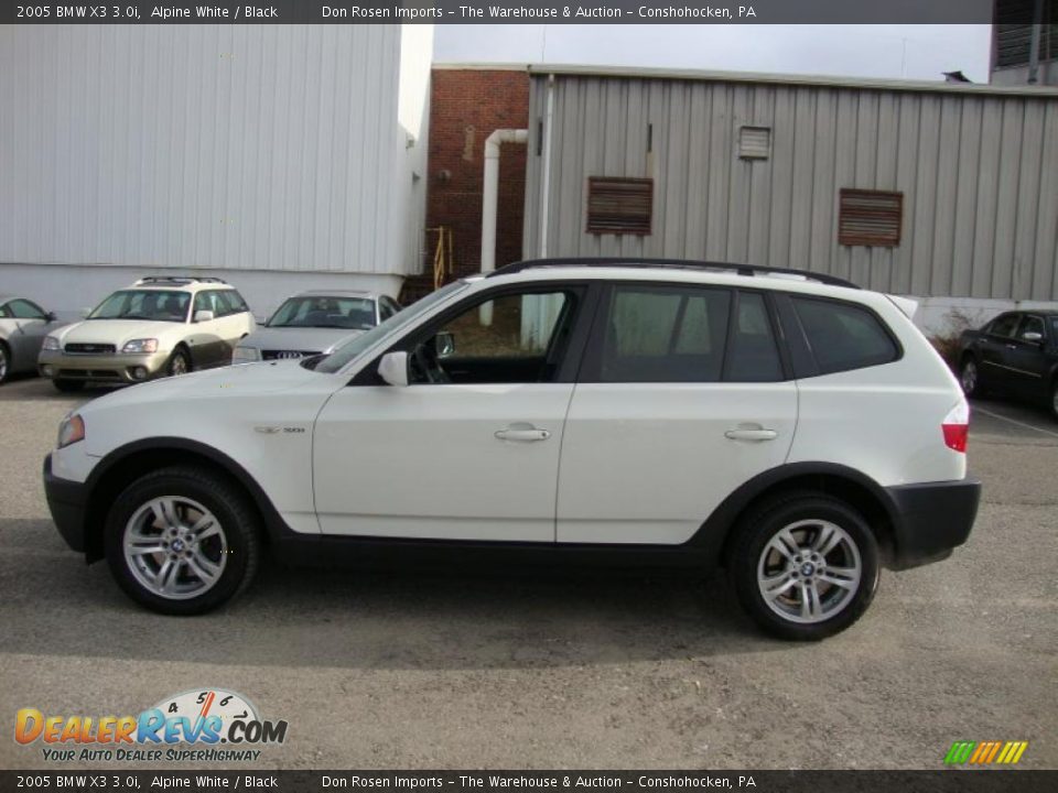 2005 BMW X3 3.0i Alpine White / Black Photo #11