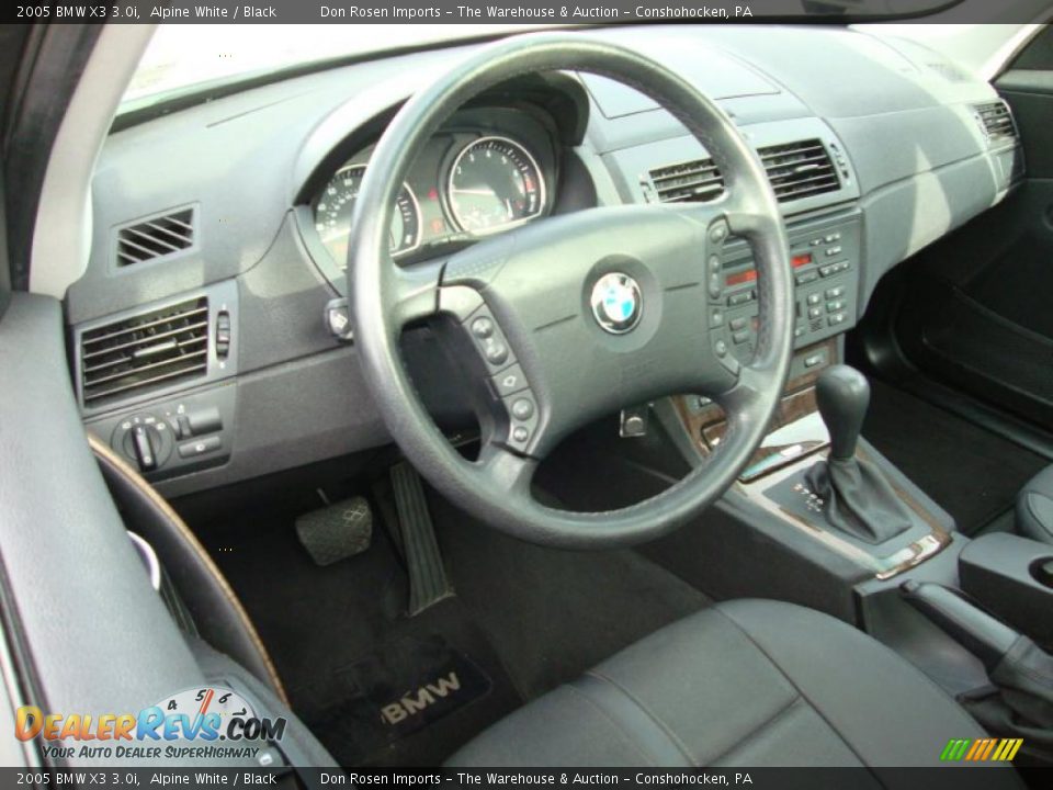 2005 BMW X3 3.0i Alpine White / Black Photo #12