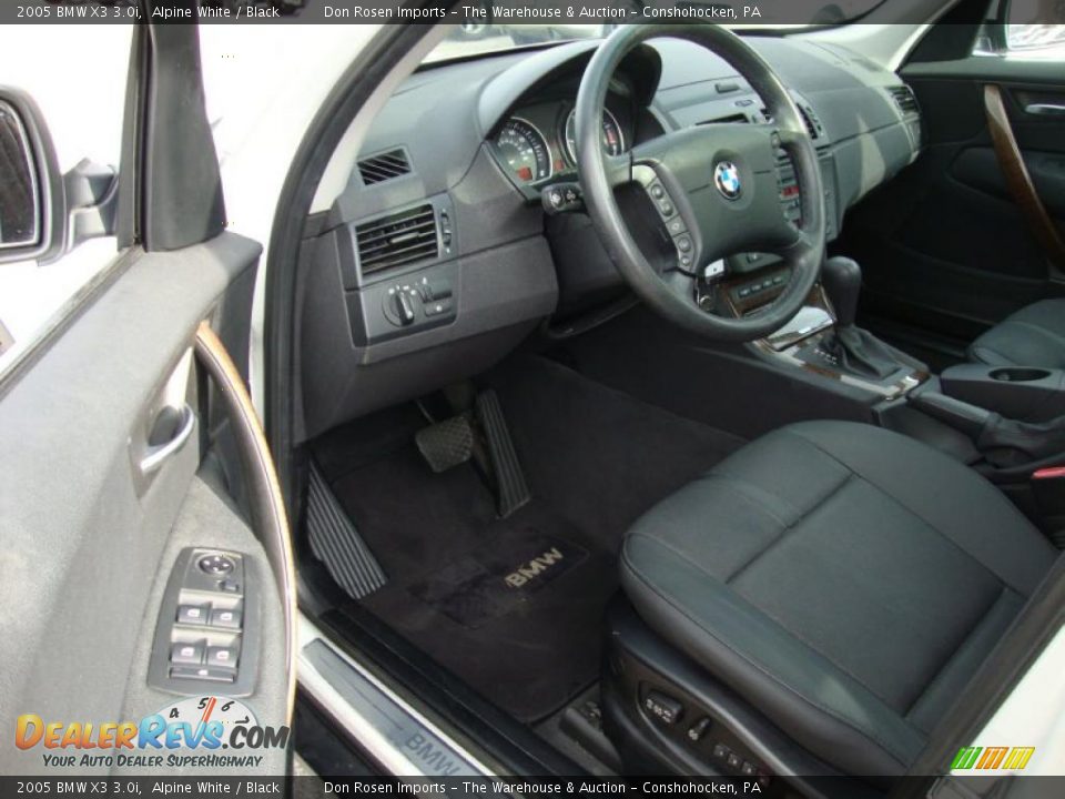 2005 BMW X3 3.0i Alpine White / Black Photo #13