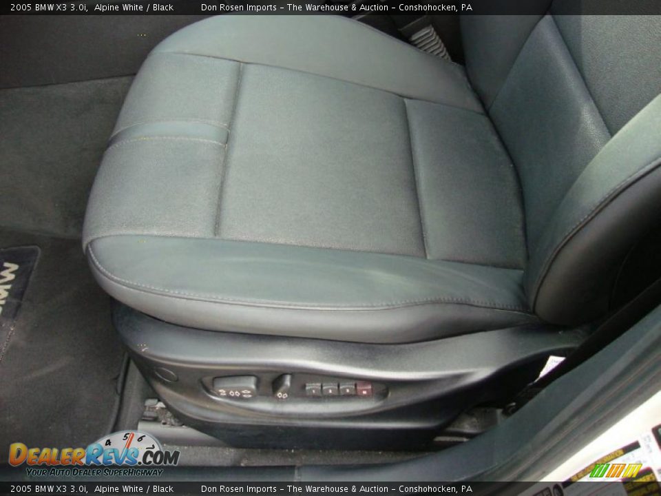 2005 BMW X3 3.0i Alpine White / Black Photo #16