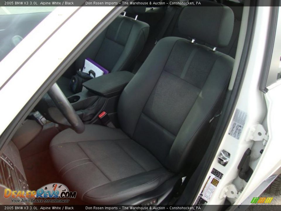 2005 BMW X3 3.0i Alpine White / Black Photo #18