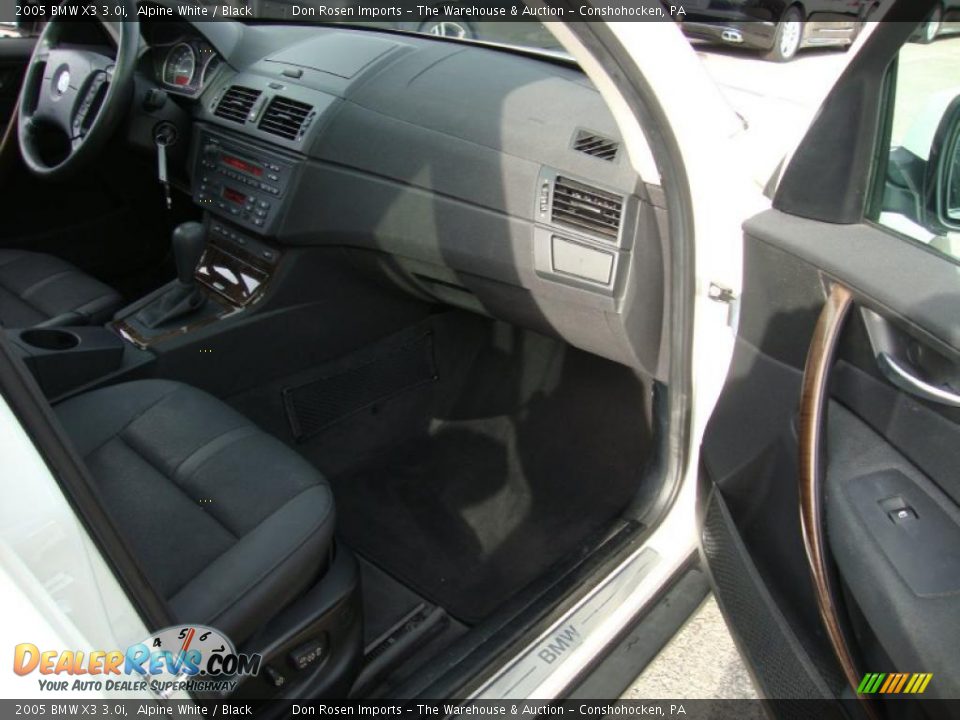 2005 BMW X3 3.0i Alpine White / Black Photo #19