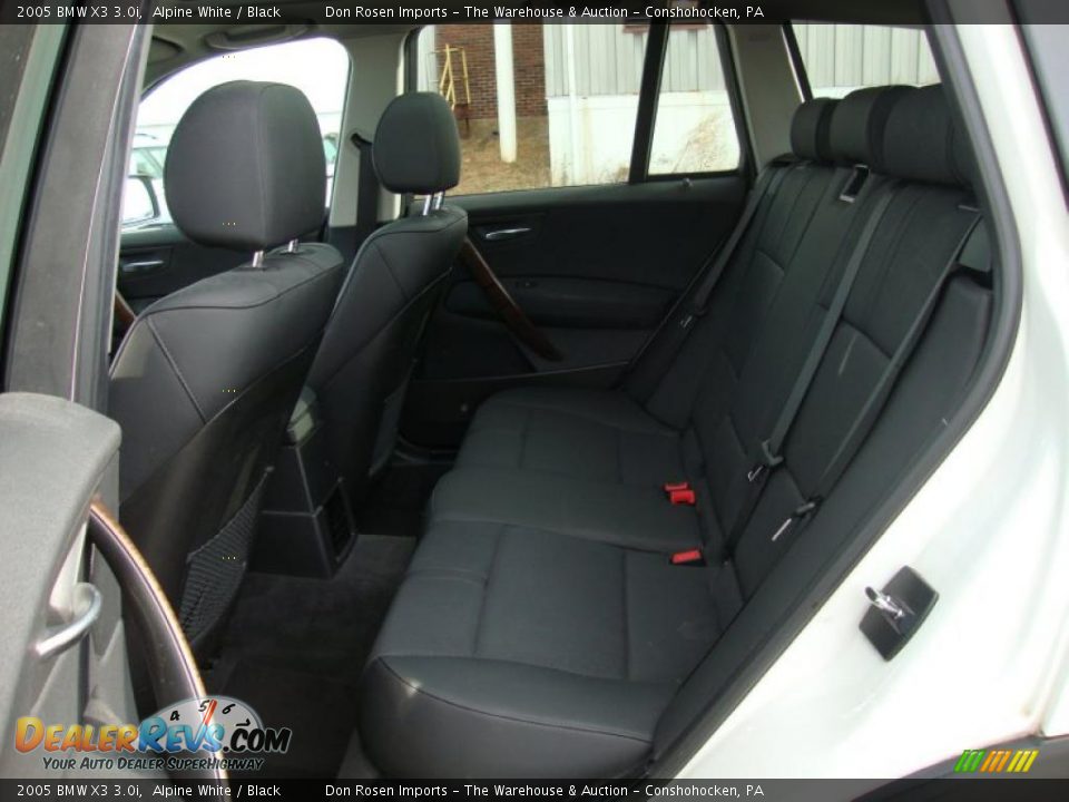 2005 BMW X3 3.0i Alpine White / Black Photo #27
