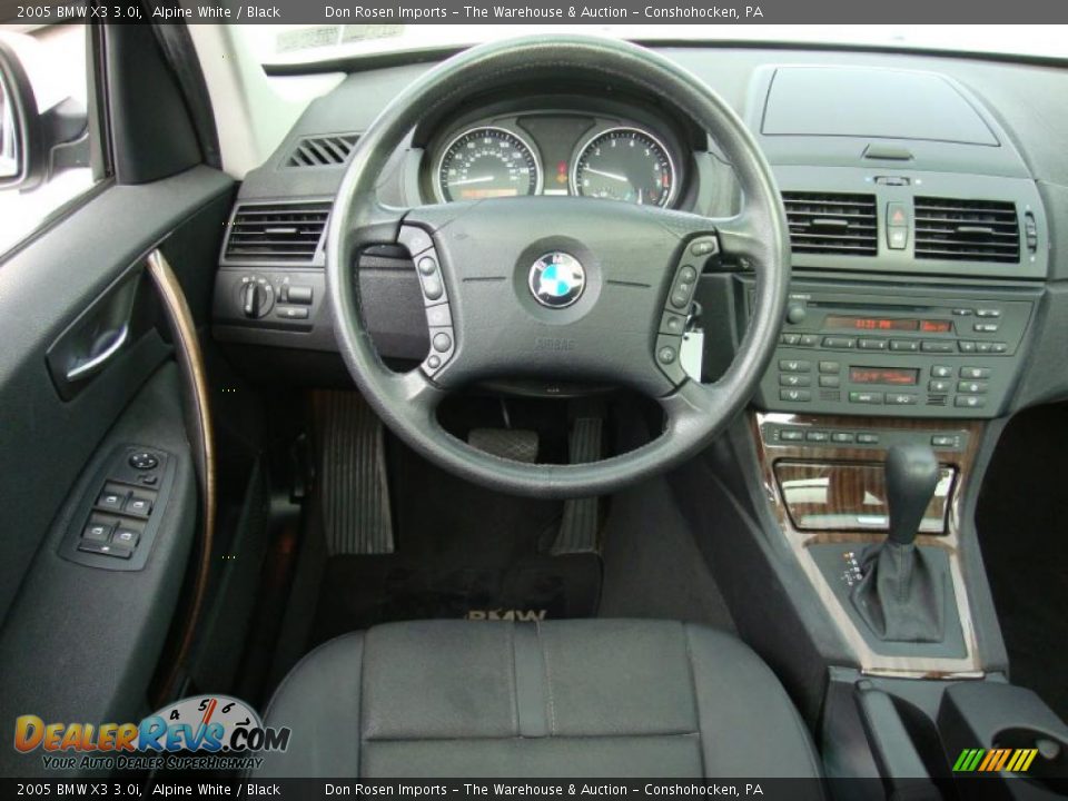 2005 BMW X3 3.0i Alpine White / Black Photo #31