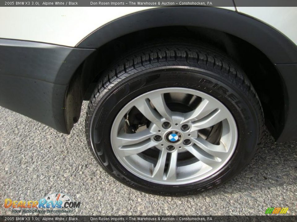 2005 BMW X3 3.0i Alpine White / Black Photo #32