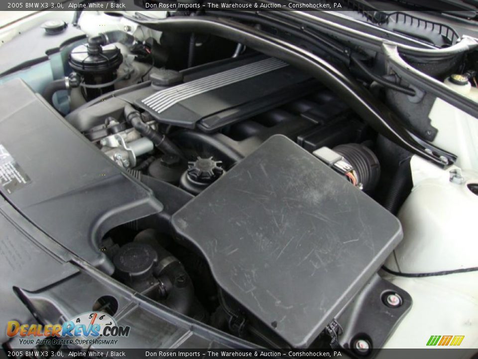 2005 BMW X3 3.0i Alpine White / Black Photo #35