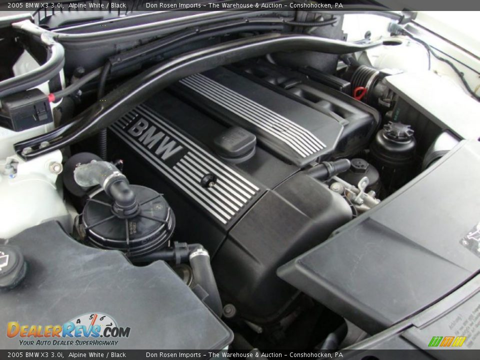 2005 BMW X3 3.0i Alpine White / Black Photo #36