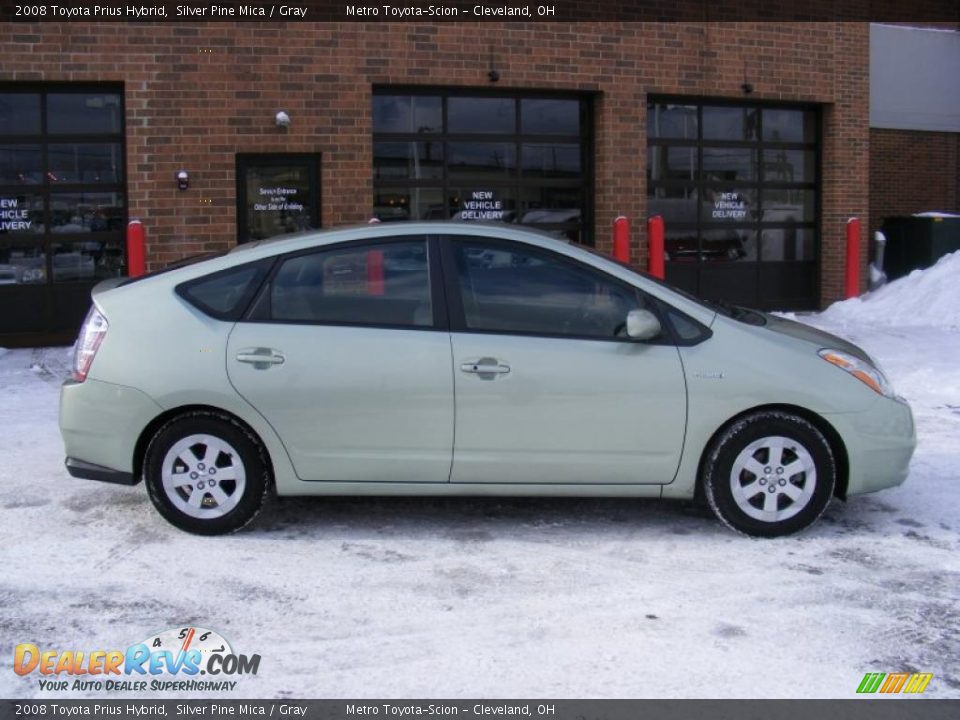 2008 Toyota Prius Hybrid Silver Pine Mica / Gray Photo #2